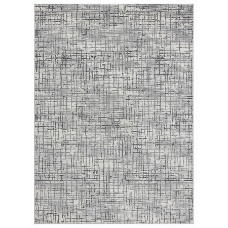 Manmade Austin Eli Grey Accent Rectangle Rug, 1 ft. 11 in. x 3 ft. MA2625674